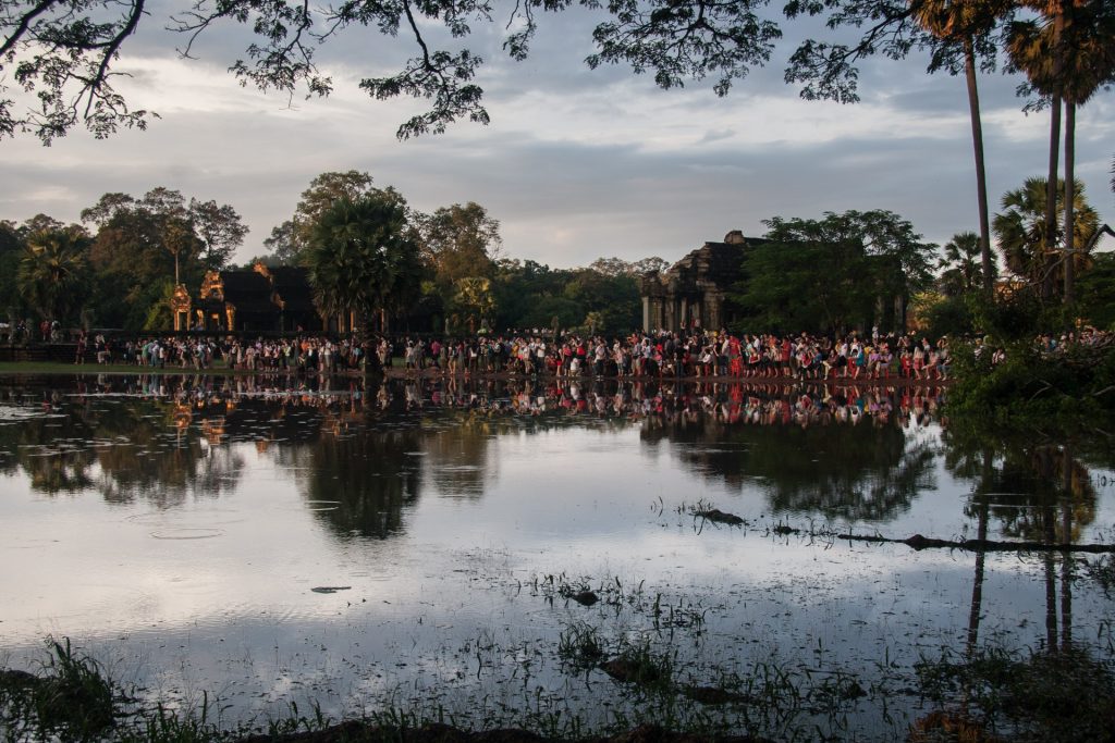 Touristes à Angkor